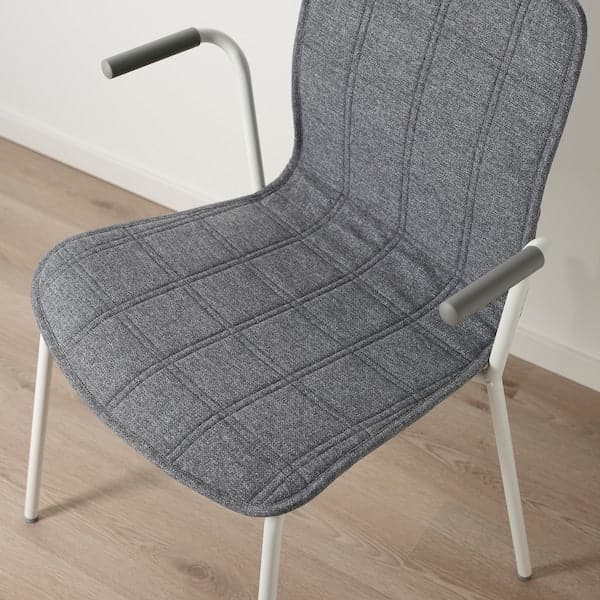 Ikea LÄKTARE - Meeting chair, smoke grey/white ,