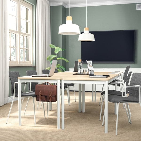 LÄKTARE - Meeting chair, smoke grey/white , - best price from Maltashopper.com 49503250