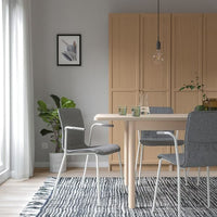 LÄKTARE - Meeting chair, smoke grey/white , - Premium  from Ikea - Just €116.99! Shop now at Maltashopper.com