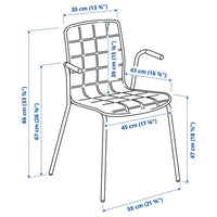 LÄKTARE - Meeting chair, smoke grey/black , - best price from Maltashopper.com 59503264