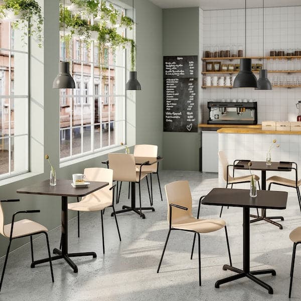 Ikea LÄKTARE - Meeting chair, birch veneer/black ,