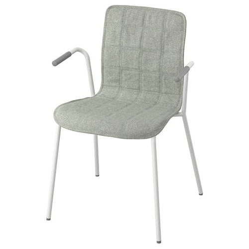 LÄKTARE - Meeting chair, light green/white ,