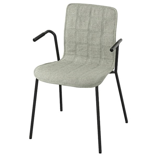 LÄKTARE - Meeting chair, light green/black ,