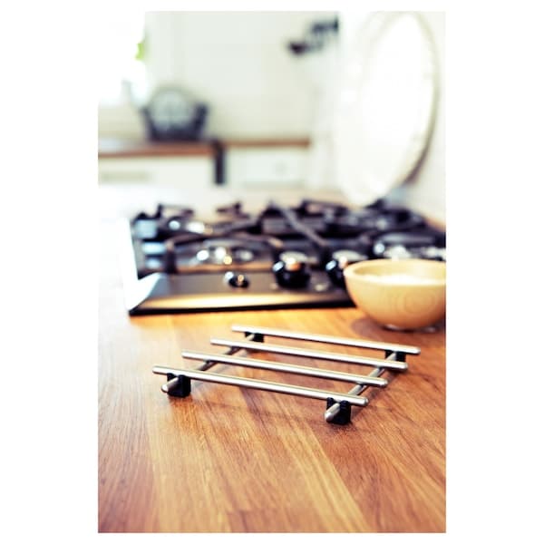 Ikea LÄMPLIG - Pot stand, stainless steel, 18x18 cm