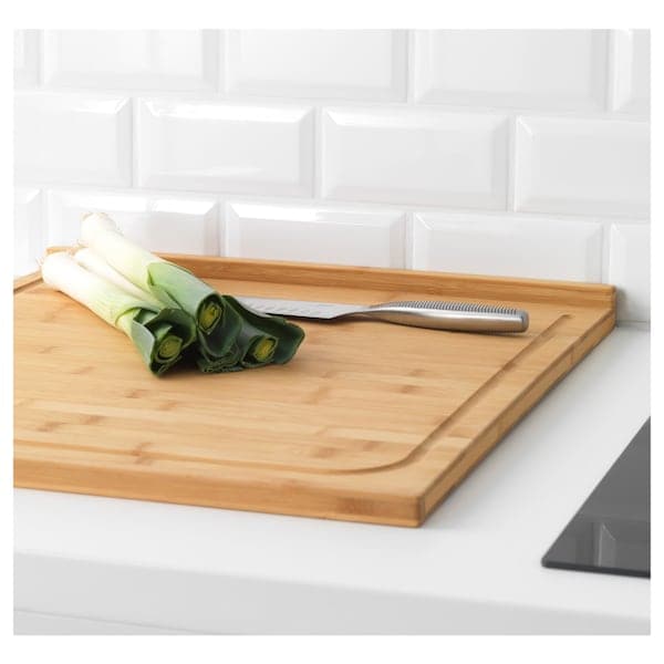 Ikea LÄMPLIG - Chopping board, bamboo, 53x46 cm