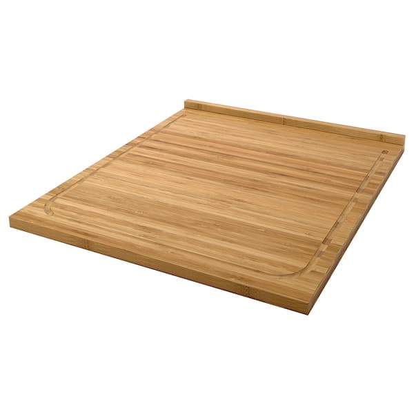 LÄMPLIG - Chopping board, bamboo, 46x53 cm - best price from Maltashopper.com 00309829