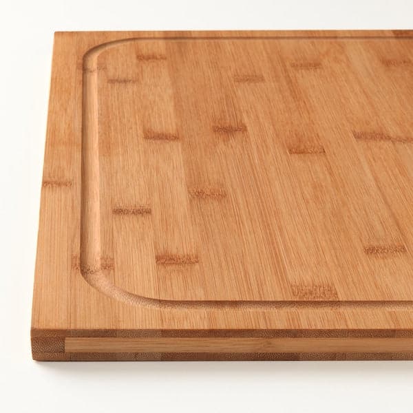 LÄMPLIG - Chopping board, bamboo, 46x53 cm - best price from Maltashopper.com 00309829