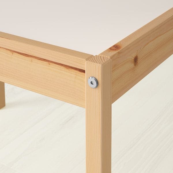 LÄTT - Children's table with 2 chairs, white/pine - best price from Maltashopper.com 50178411