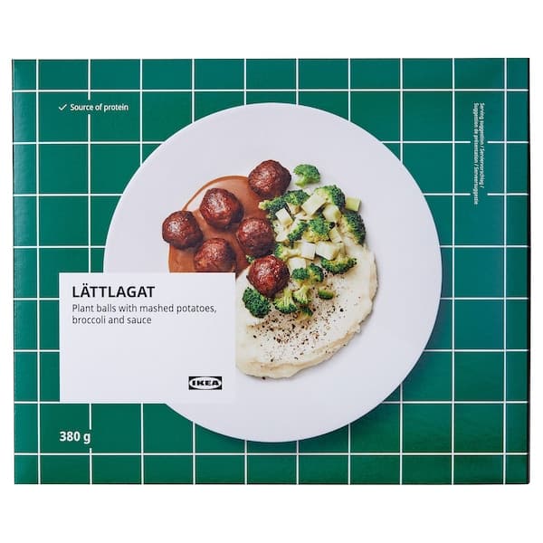 LÄTTLAGAT - Plant balls with mashed potatoes, ready meal frozen