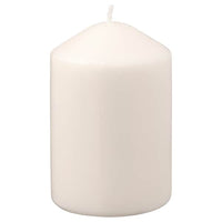 LÄTTNAD - Unscented block candle, natural, 10 cm - best price from Maltashopper.com 70338456