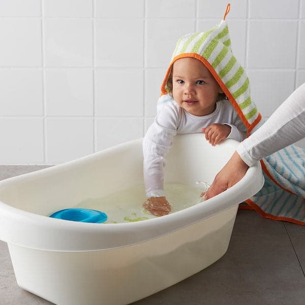 Ikea LÄTTSAM - Baby bath, white/green
