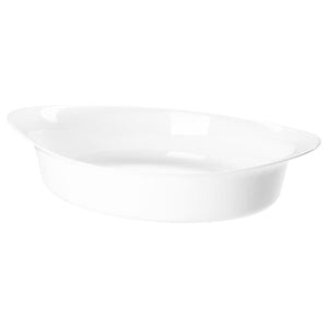 Ikea LÄTTVIKTIG - Oven dish, white, 30x19 cm