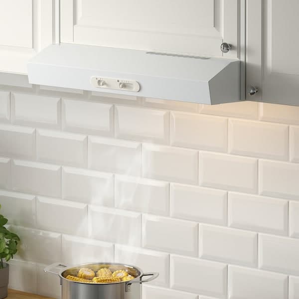 Ikea LAGAN Hood to be fixed to the wall - white 60 cm , 60 cm