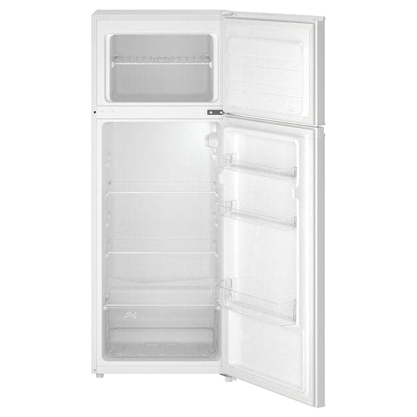 LAGAN Fridge/double door freezer - freestanding/white 163/41 l - best price from Maltashopper.com 20490130