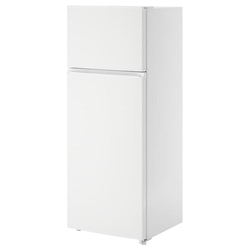 LAGAN Fridge/double door freezer - freestanding/white 163/41 l