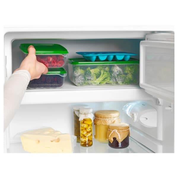 LAGAN Refrigerator with freezer compartment - freestanding/white 97/16 l , - best price from Maltashopper.com 00496939
