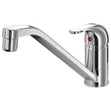 LAGAN single-lever kitchen mixer tap, chrome-plated