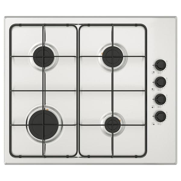 LAGAN Gas hob, stainless steel,59 cm , 59 cm