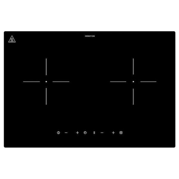 LAGAN Induction hob - plug-in 2 zones/black ,