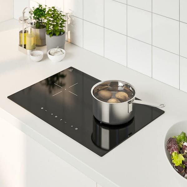 Ikea LAGAN Induction hob - plug-in 2 zones/black ,
