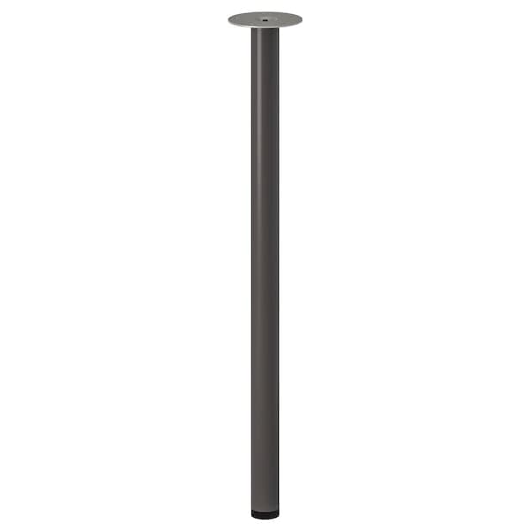 LAGKAPTEN / ADILS - Desk, white/dark grey, 140x60 cm - best price from Maltashopper.com 29417159