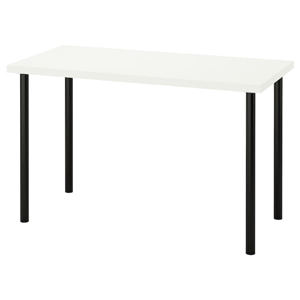 Ikea LAGKAPTEN / ADILS - Desk, white/black, 120x60 cm