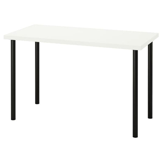 Ikea LAGKAPTEN / ADILS - Desk, white/black, 120x60 cm