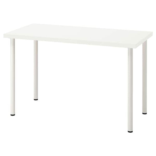 LAGKAPTEN / ADILS - Desk, white, 120x60 cm