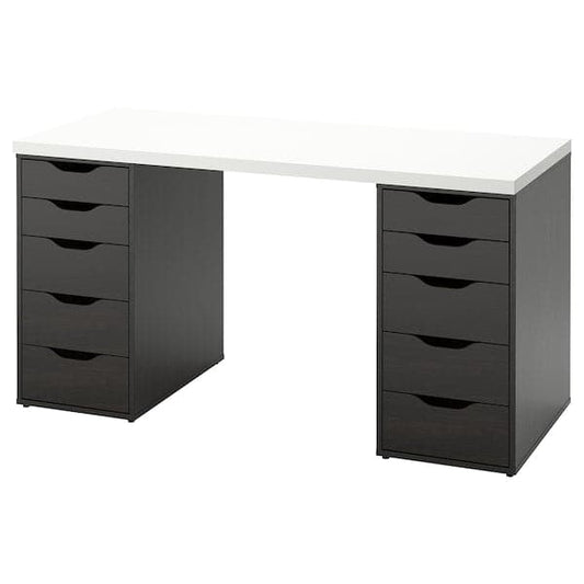 LAGKAPTEN / ALEX - Scrivania , 140x60 cm - best price from Maltashopper.com 79431997