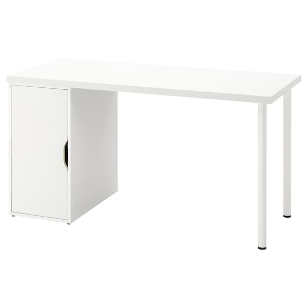 LAGKAPTEN / ALEX - Desk, white, 140x60 cm - best price from Maltashopper.com 09521595