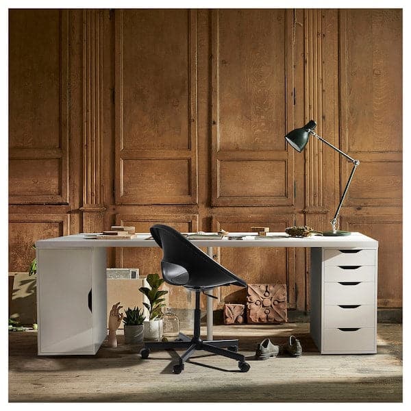 Ikea LAGKAPTEN / ALEX - Desk, white, 200x60 cm