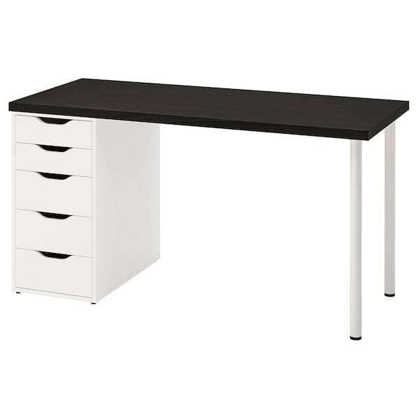 LAGKAPTEN / ALEX - Scrivania , 140x60 cm - best price from Maltashopper.com 59432163