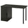 LAGKAPTEN / ALEX - Desk, brown/black, , 120x60 cm