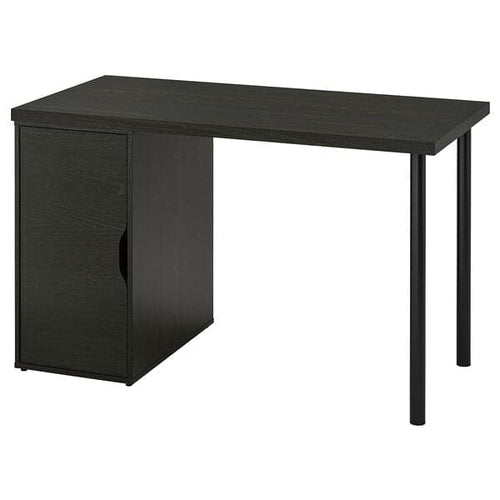 LAGKAPTEN / ALEX - Desk, brown/black, , 120x60 cm