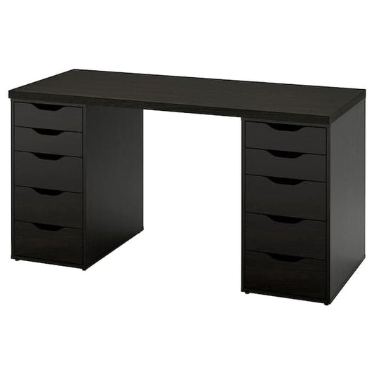 LAGKAPTEN / ALEX - Scrivania , 140x60 cm - best price from Maltashopper.com 79432195