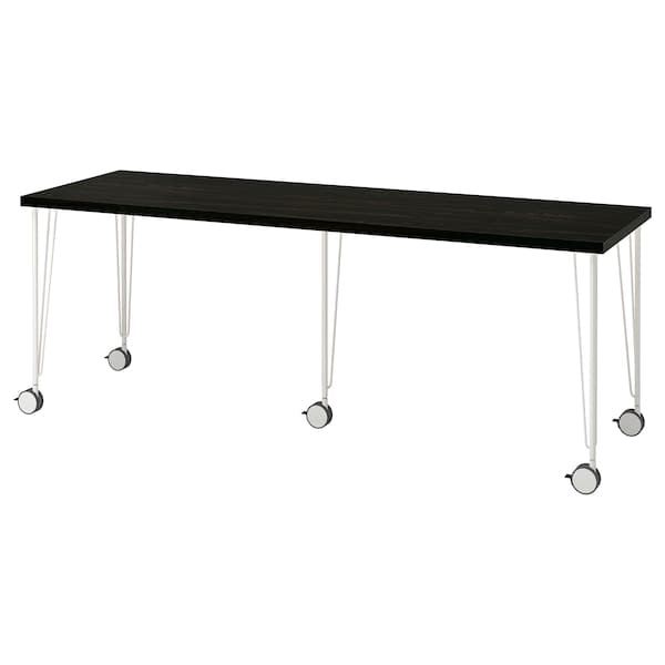 LAGKAPTEN / KRILLE - Scrivania , 200x60 cm - best price from Maltashopper.com 49417672