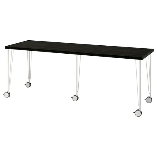LAGKAPTEN / KRILLE - Scrivania , 200x60 cm - best price from Maltashopper.com 49417672