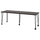LAGKAPTEN / KRILLE desk, black-brown/black, 200x60 cm
