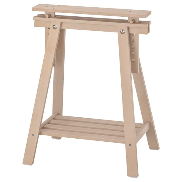 Ikea LAGKAPTEN / MITTBACK - Desk, white/birch, 140x60 cm