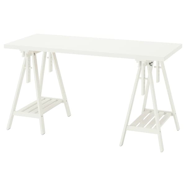 Ikea LAGKAPTEN / MITTBACK - Desk, white, 140x60 cm