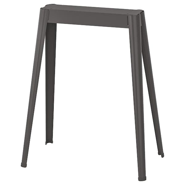 Ikea LAGKAPTEN / NÄRSPEL - Desk, white stained oak effect/dark grey, 120x60 cm