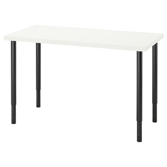 Ikea LAGKAPTEN / OLOV - Desk, white/black, 120x60 cm
