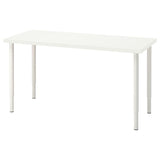 LAGKAPTEN / OLOV desk, white, 140x60 cm