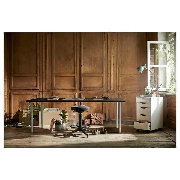 LAGKAPTEN / OLOV - Scrivania , 200x60 cm - best price from Maltashopper.com 69417666
