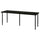LAGKAPTEN / OLOV desk, black-brown/black, 200x60 cm