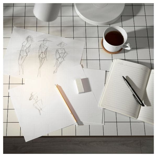 Ikea LAGKAPTEN - Table top, white/anthracite, 140x60 cm