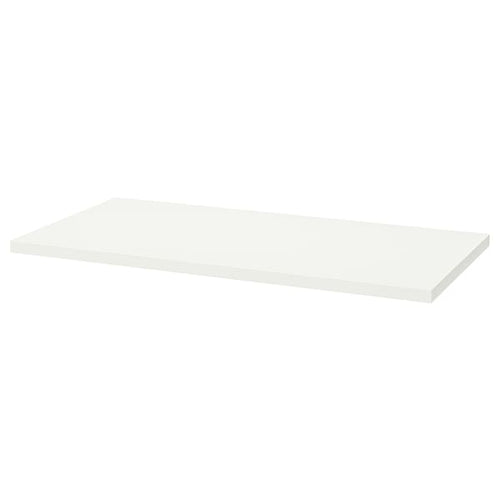 LAGKAPTEN - Table top, white, 120x60 cm