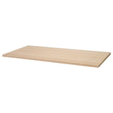 LAGKAPTEN table top, white stained oak effect, 160x80 cm