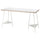 LAGKAPTEN / TILLSLAG desk, white anthracite/white