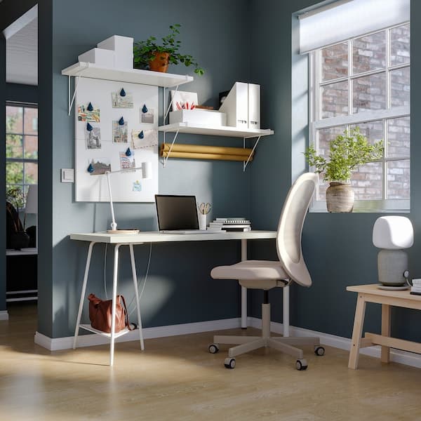 LAGKAPTEN TILLSLAG Desk white 140x60 cm Best Price at